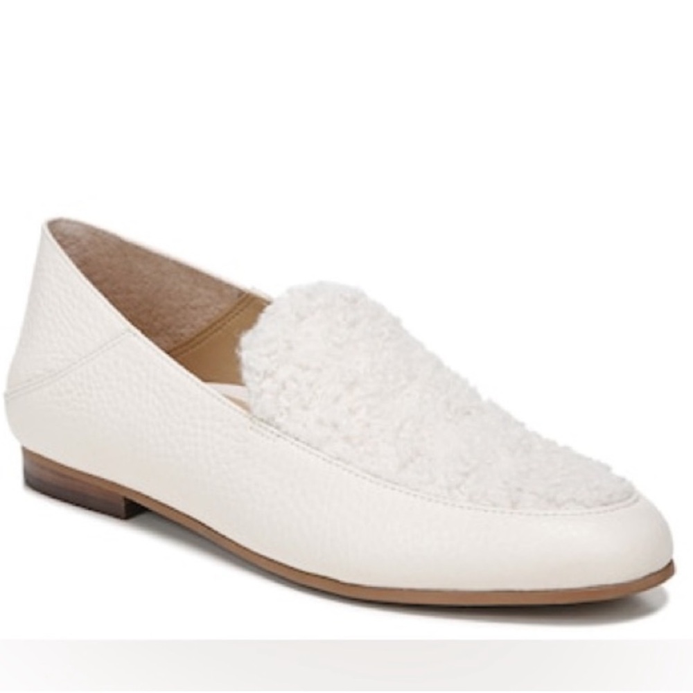 🤍 Vionic Frieda Off White Fur Comfort Orthopedic Loafers size 10 US 42 UK